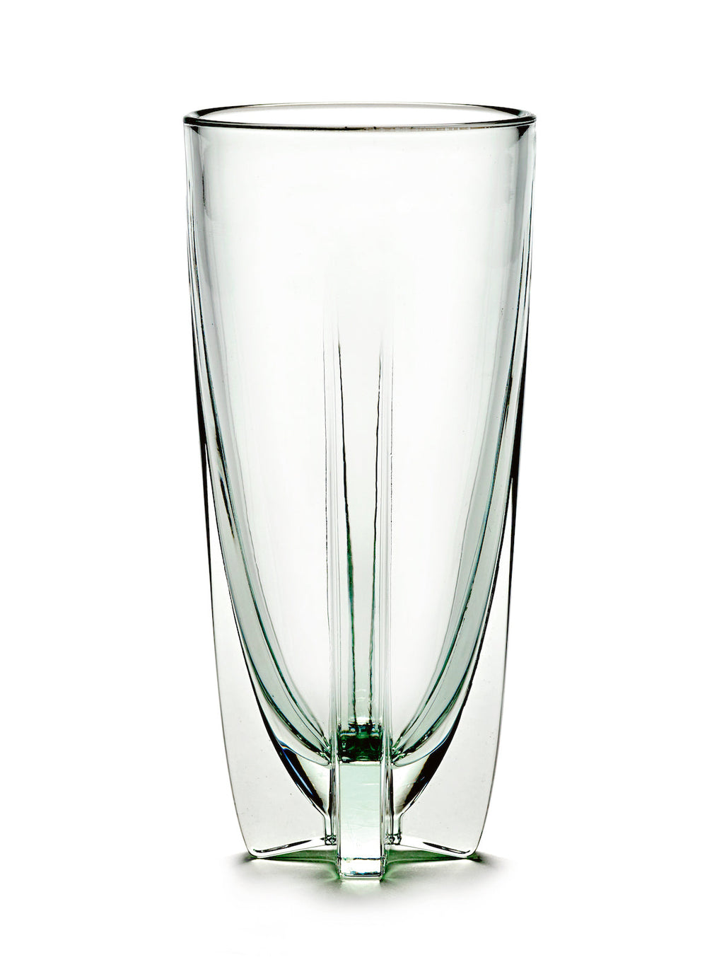 Lot De 4 Verres Universel Haut - Vert Pâle Dora - By Ann Demeulemeester