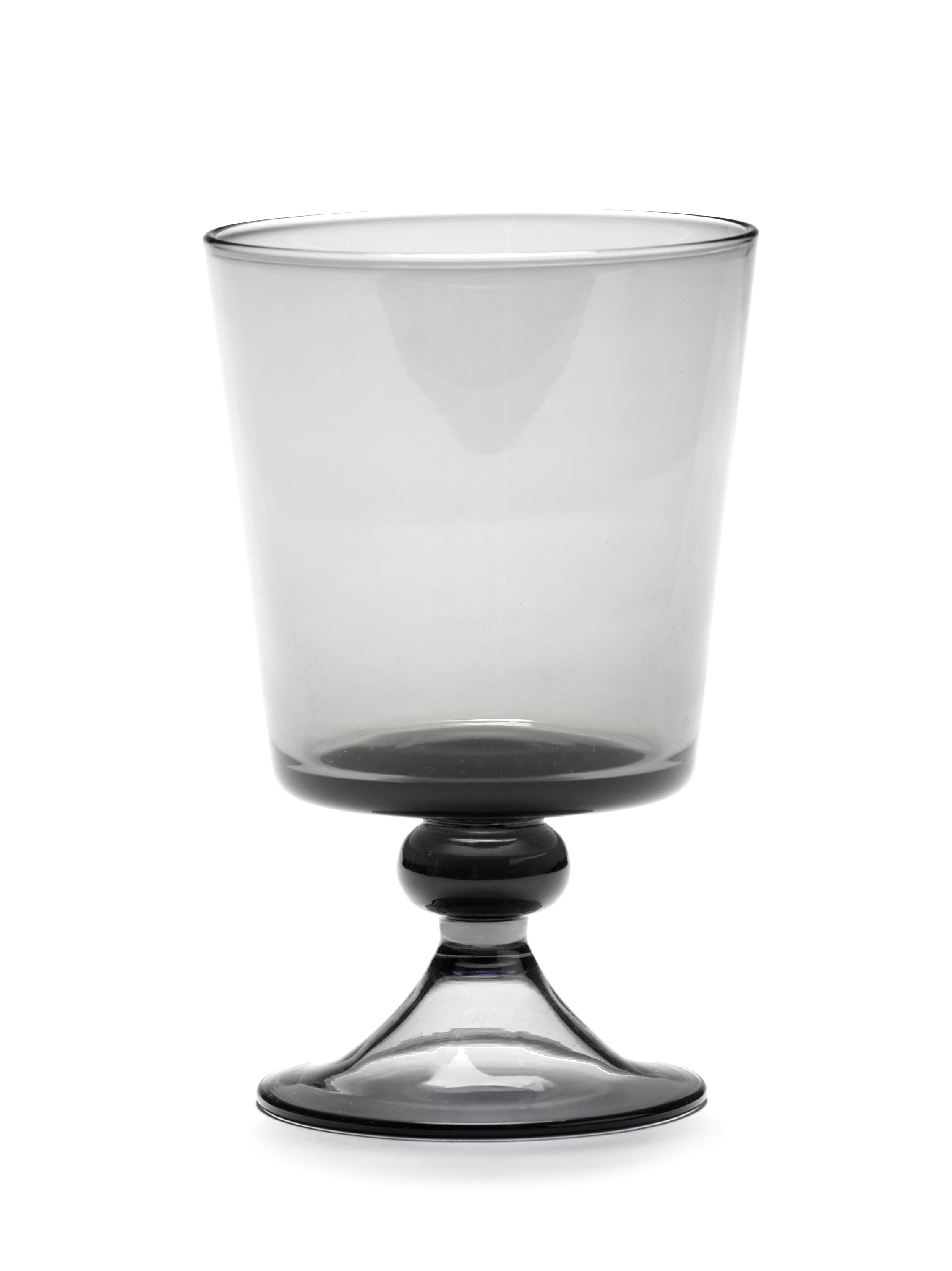 Lot De 4 Verres À Vin - Rouge Smoky Grey La Mère - By Marie Michielssen