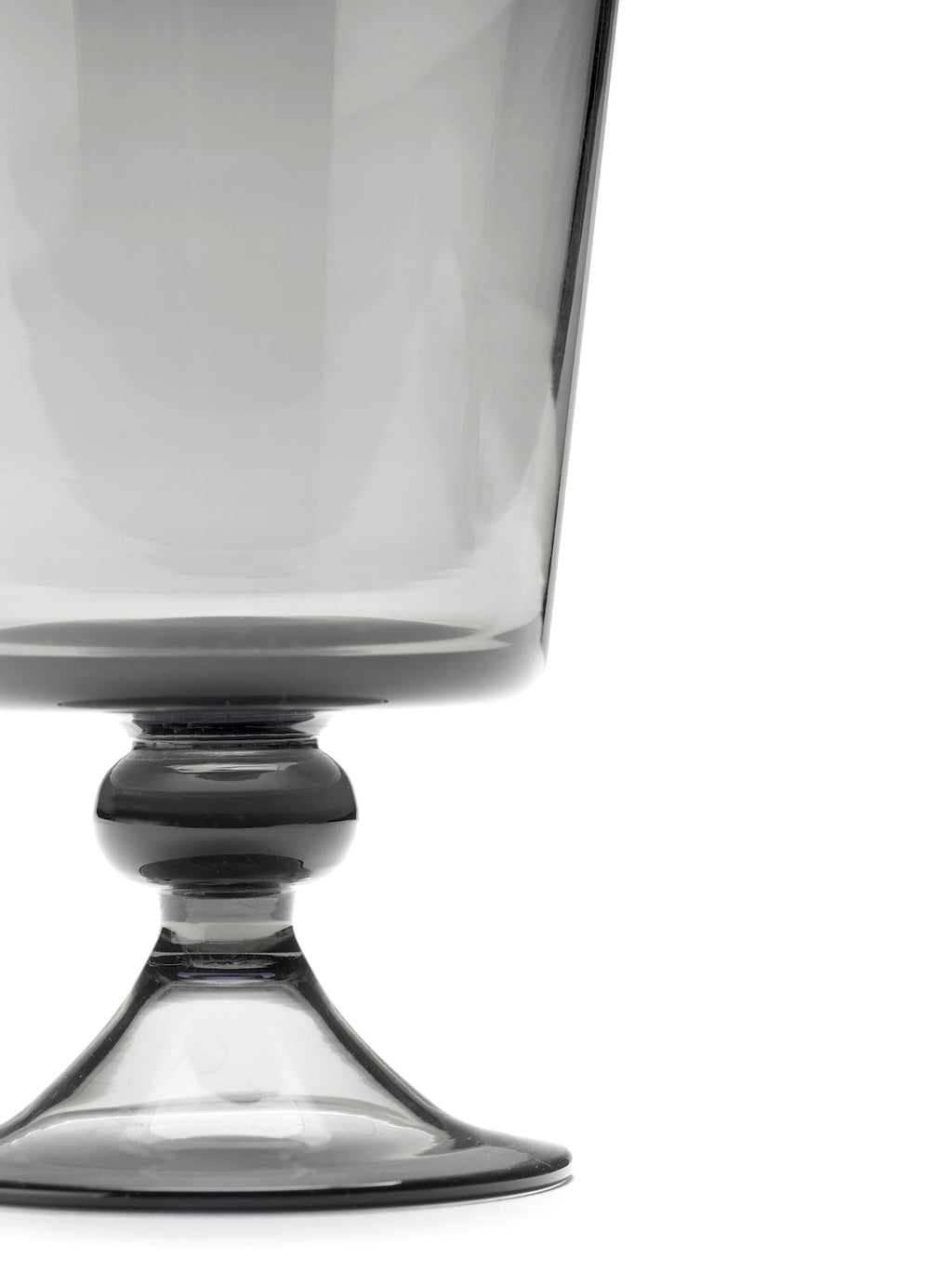 Lot De 4 Verres À Vin - Rouge Smoky Grey La Mère - By Marie Michielssen