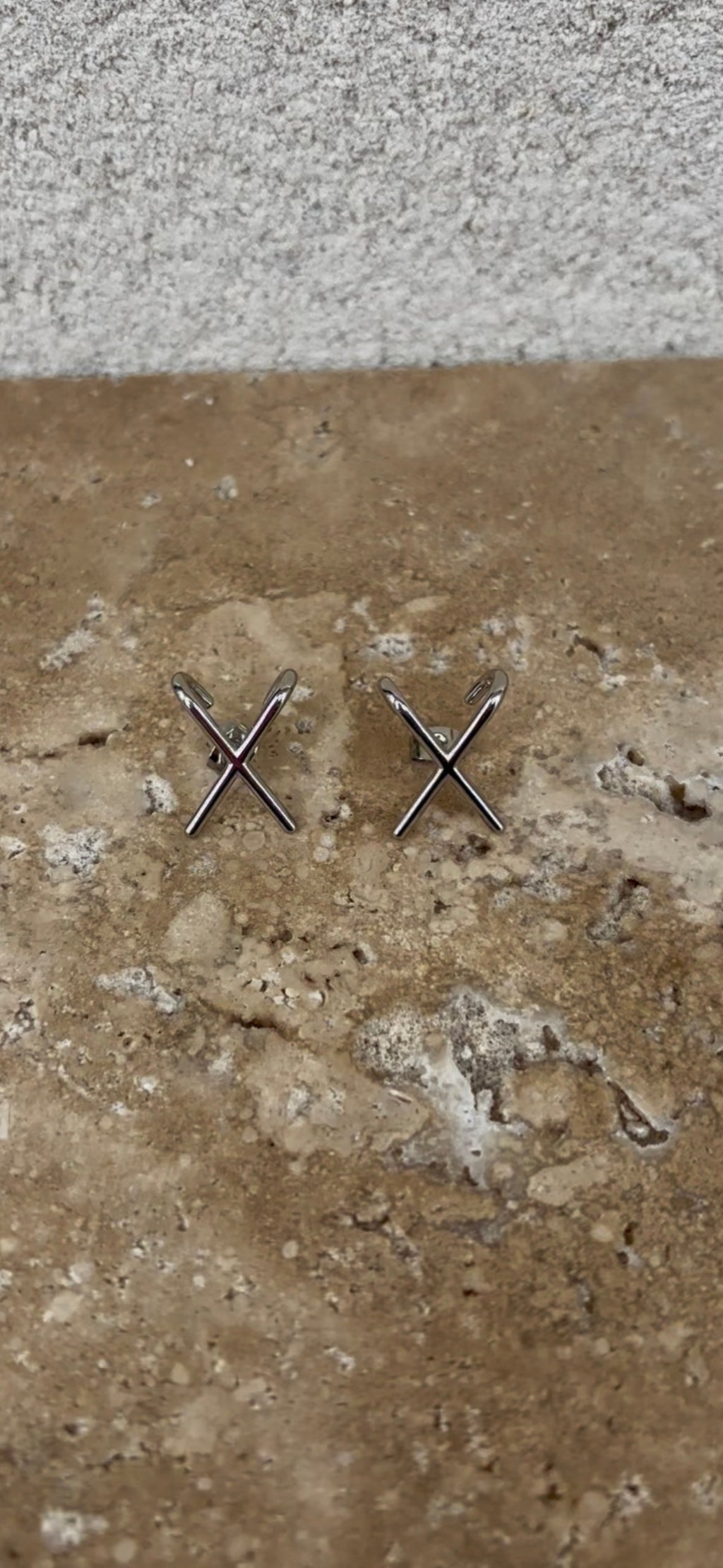 Boucles D'Oreilles Cross