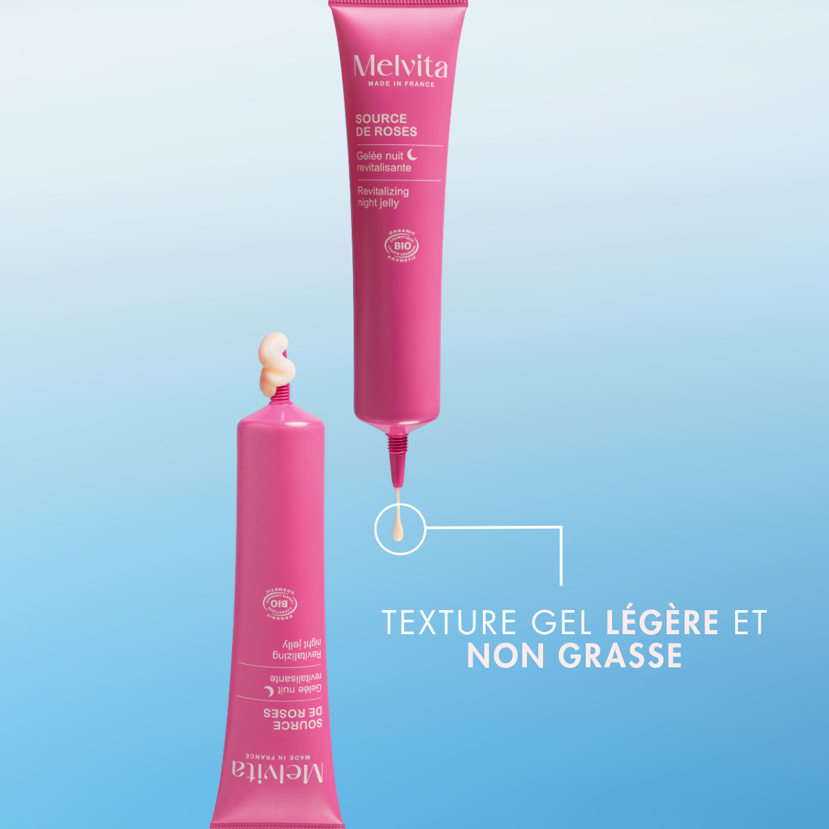 Gelée Nuit Revitalisante - Source De Roses - 40 Ml