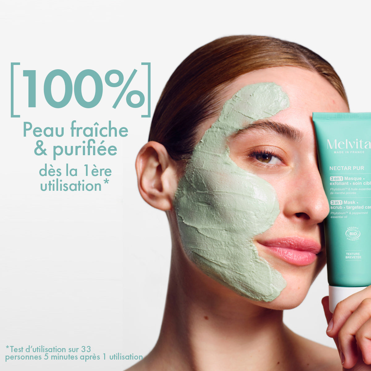 Masque Exfoliant 3 En 1 - Nectar Pur - 75 Ml