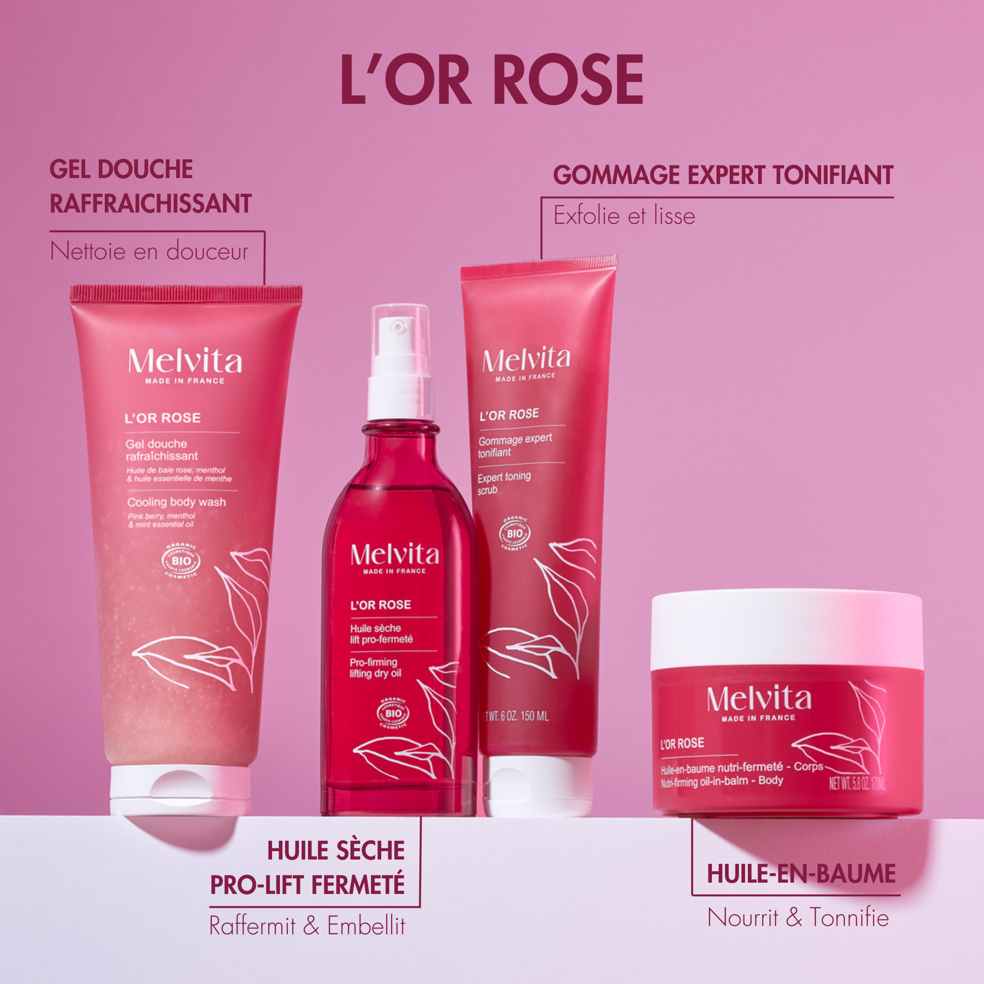 Gel Douche - Or Rose