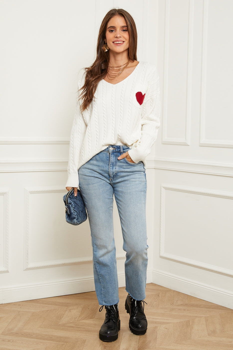 Pull B1452 - Blanc