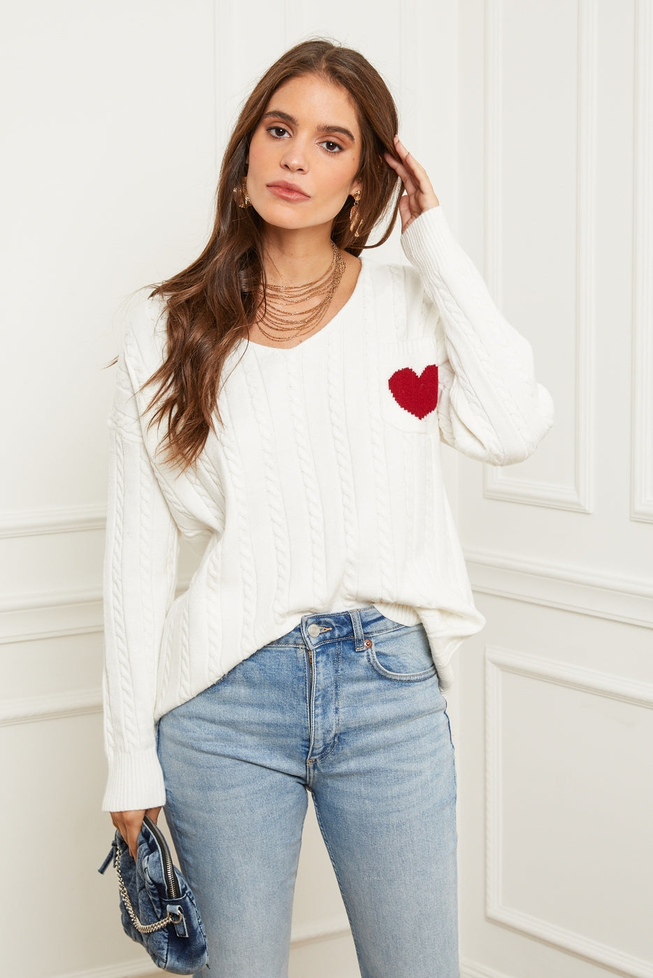 Pull B1452 - Blanc