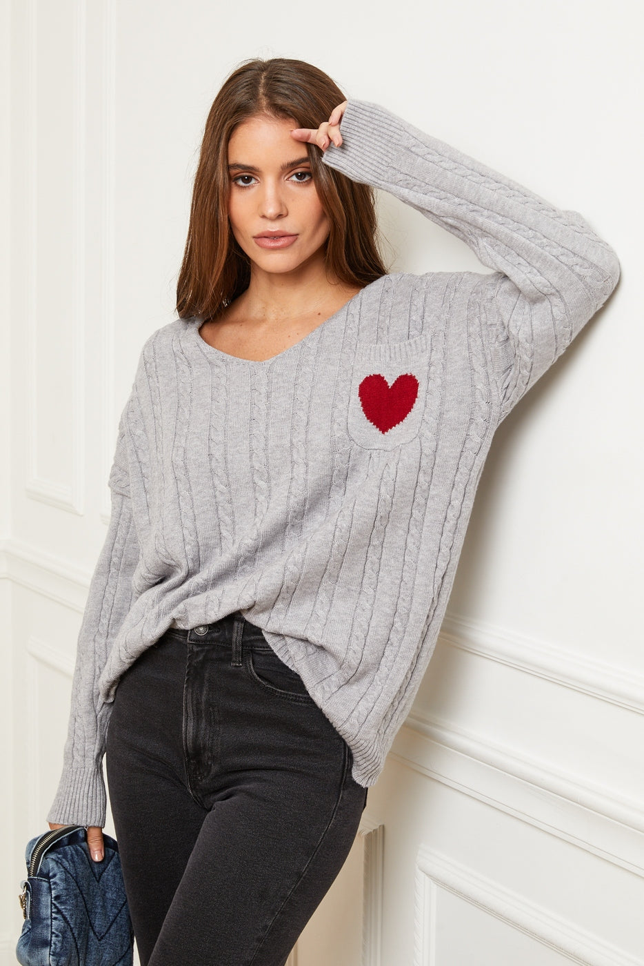 Pull B1452 - Gris