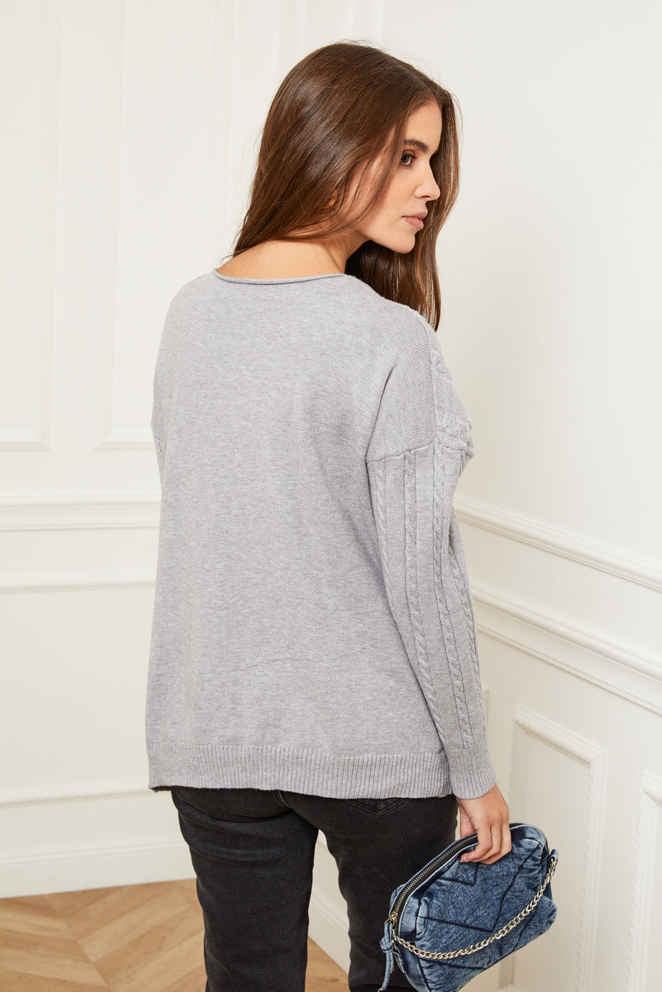 Pull B1452 - Gris