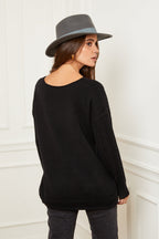 Pull B1452 - Noir