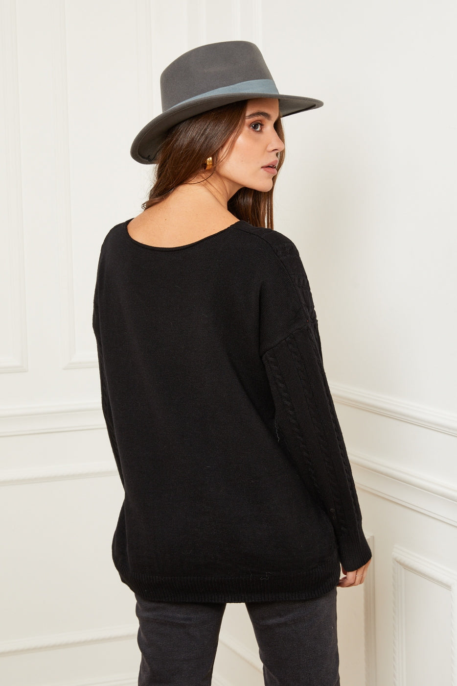 Pull B1452 - Noir