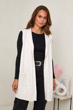 Gilet B1649 - Ecru