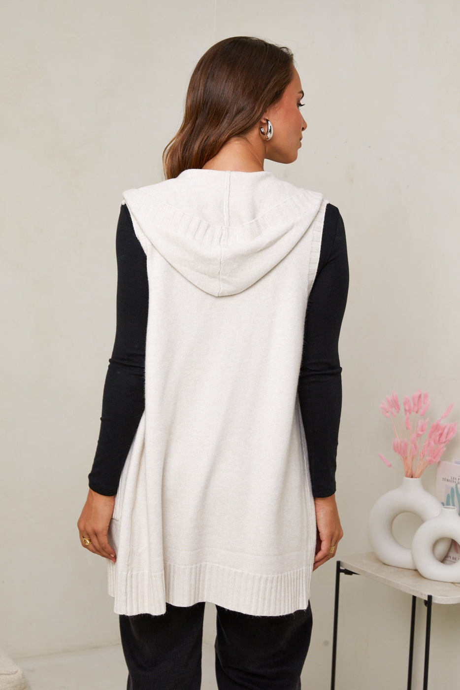Gilet B1649 - Ecru