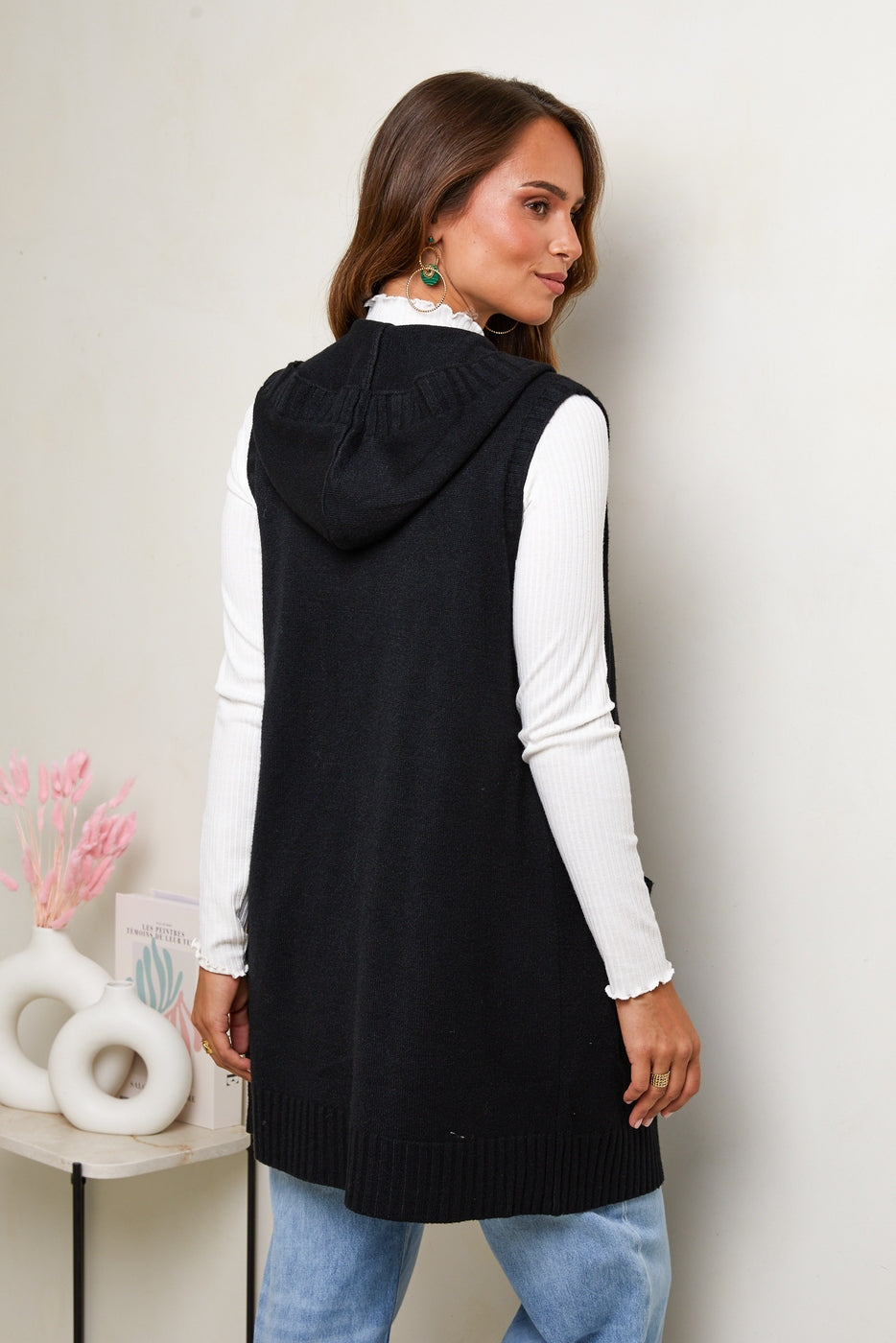 Gilet B1649 - Noir