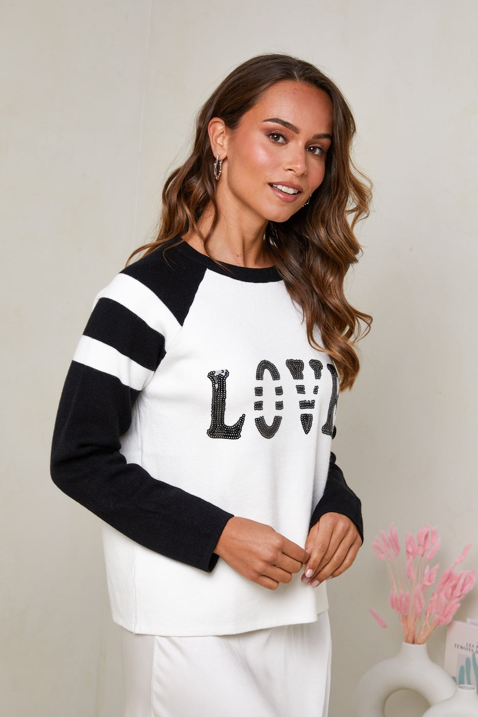 Pull B1683 - Blanc