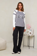 Pull B1683 - Gris