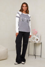 Pull B1683 - Gris