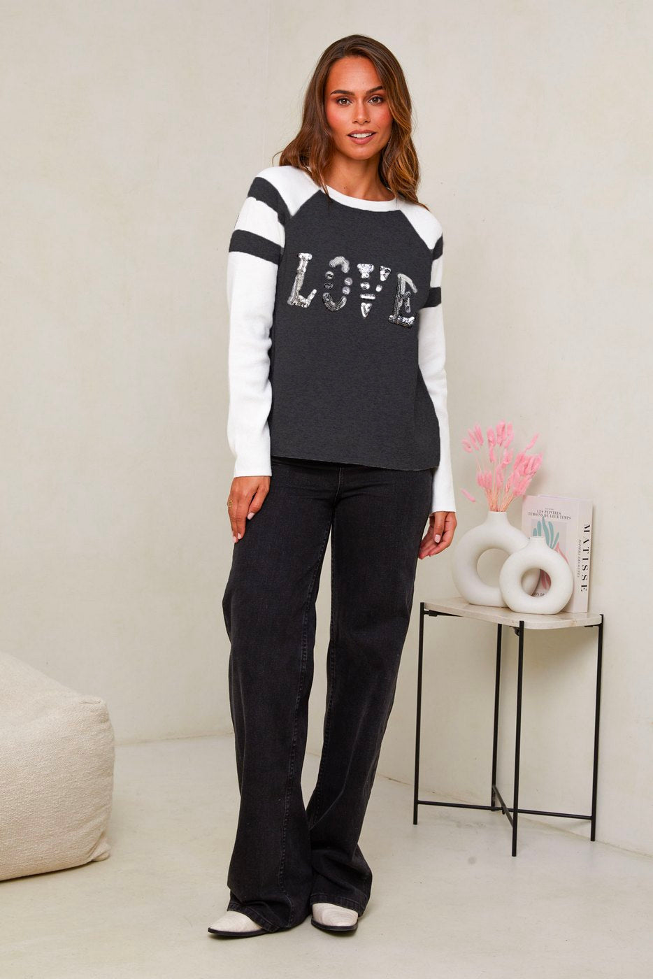 Pull B1683 - Noir