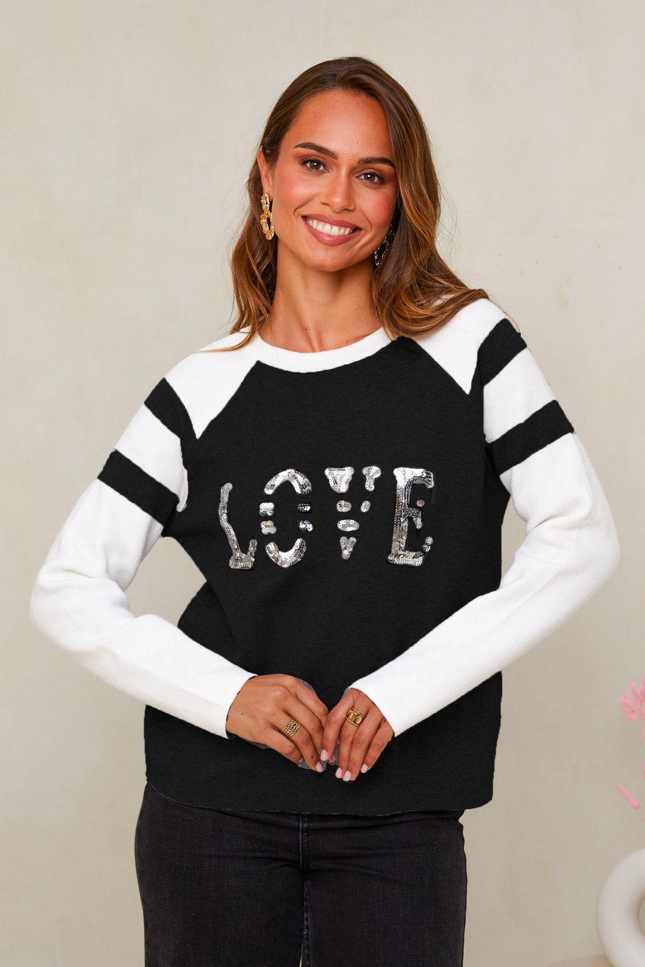 Pull B1683 - Noir