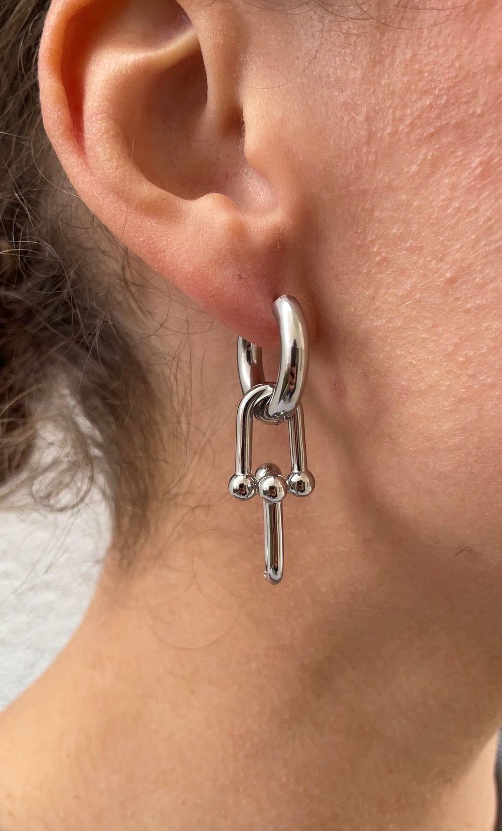 Boucles D'Oreilles Asymmetric Knot