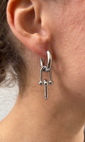 Boucles D'Oreilles Asymmetric Knot