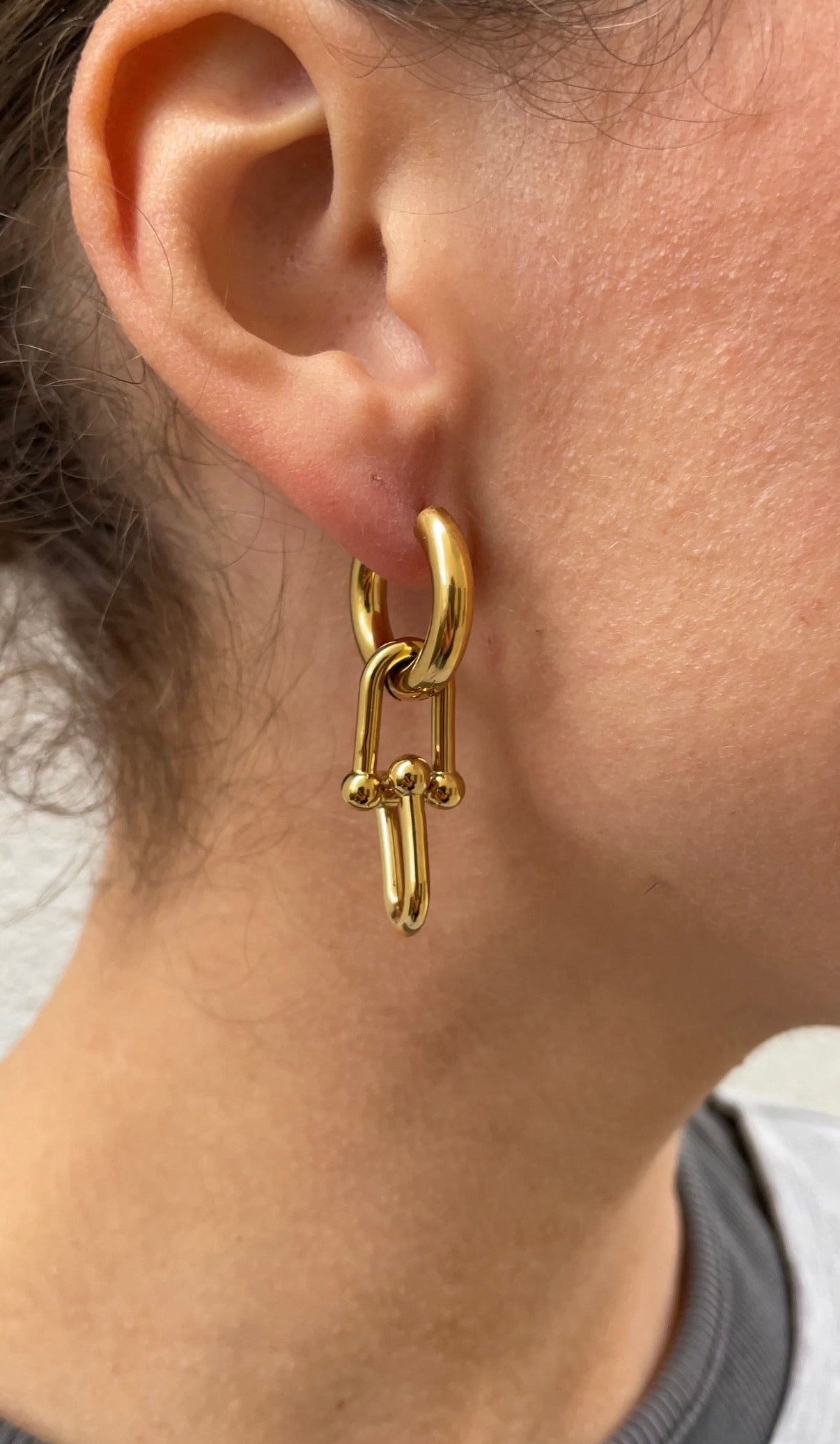 Boucles D'Oreilles Asymmetric Knot