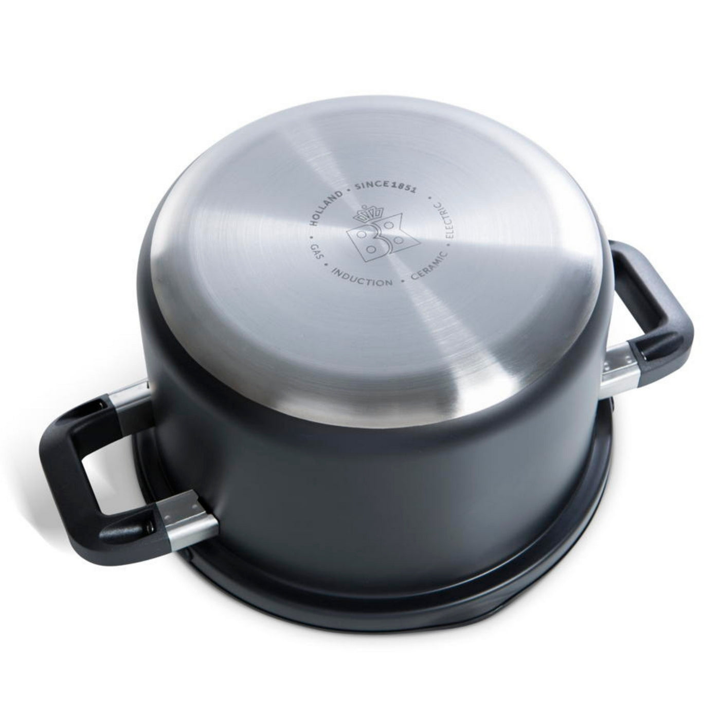Bk Flow Cool Acier Inoxydable Batterie De Cuisine 4Pcs Noir