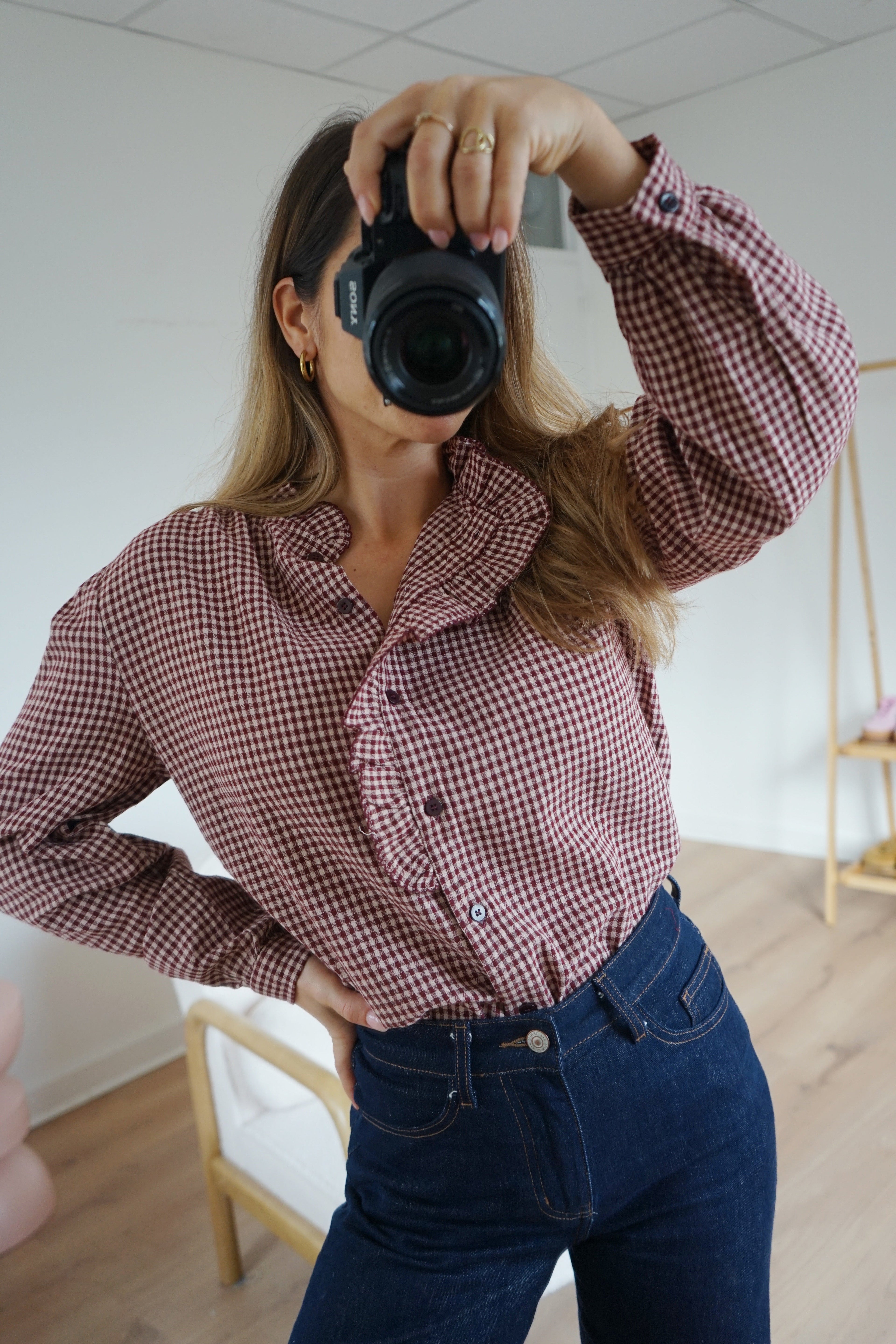 Blouse À Carreaux Margaux