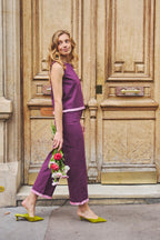 Pantalon Georgia Burgundi