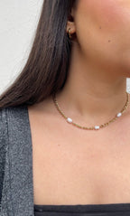 Collier Dangling Pearl