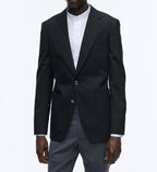 Fursac - Blazer En Toile De Laine Noire