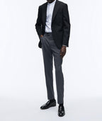 Fursac - Blazer En Toile De Laine Noire