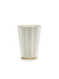 Lot De 4 Mugs L - Blanc - Or Desiree - By Roger Van Damme
