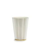 Lot De 4 Mugs L - Blanc - Or Desiree - By Roger Van Damme