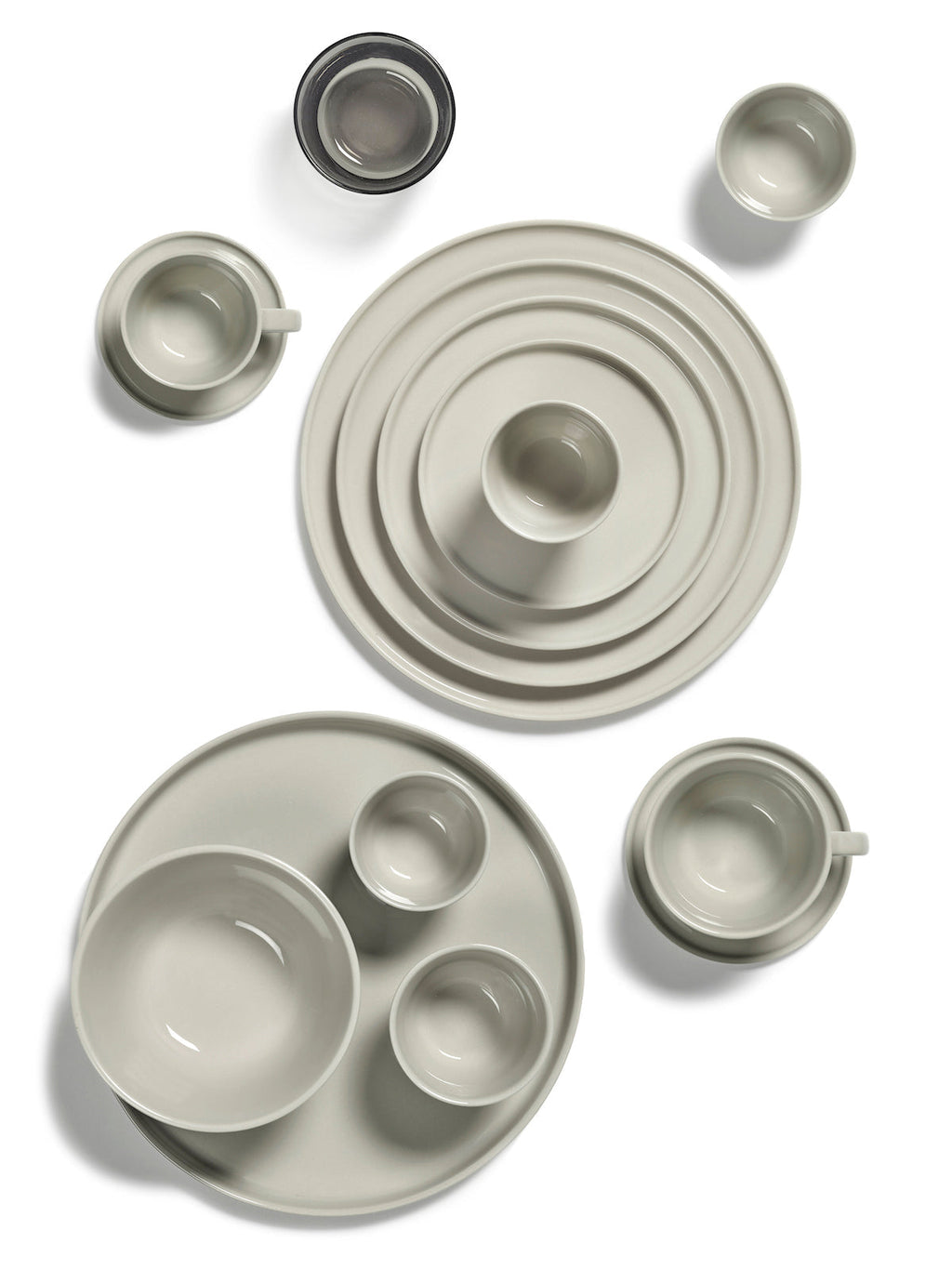 Lot De 4 Assiettes Basse L - Sand Cena - By Vincent Van Duysen