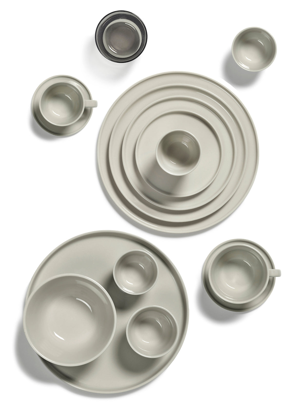 Lot De 4 Assiettes Basse L - Sand Cena - By Vincent Van Duysen