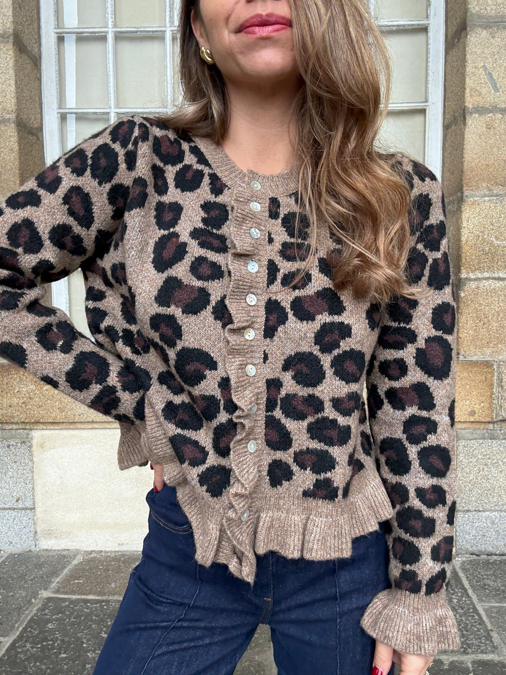 Cardigan Maxine Léopard