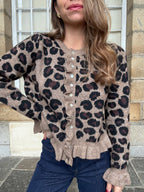 Cardigan Maxine Léopard