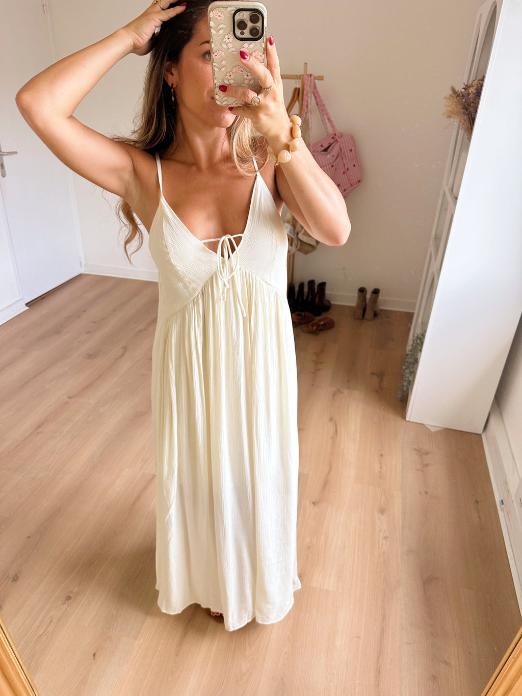 Robe Longue Stella Écrue
