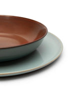 Terres De Rêves - Assiette Creuse S - Smoky Blue/Rust - Anita Le Grelle