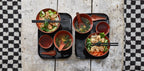 Meal X3 - 4 Bols N°1 L - Rouge - Merci