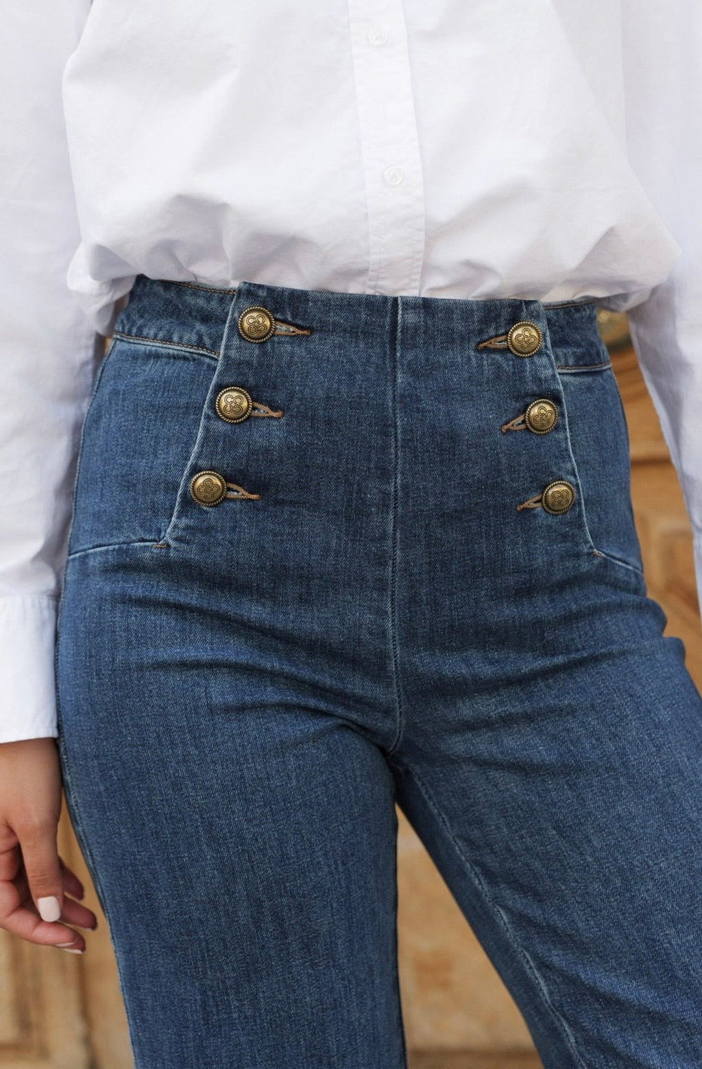 Jean Victorine Denim Foncé