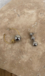 Boucles D'Oreilles Asymmetric Pearl