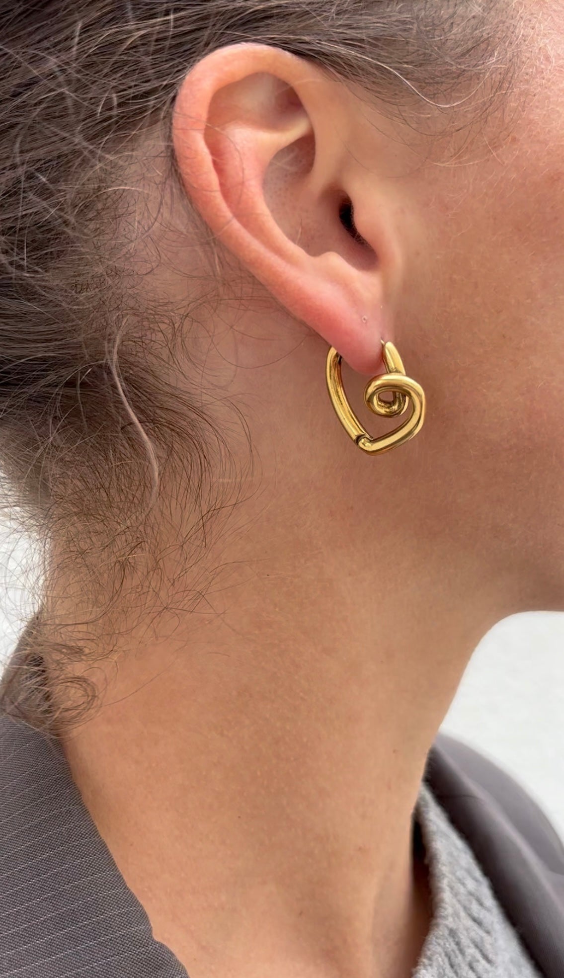 Boucles D'Oreilles Enroll Heart