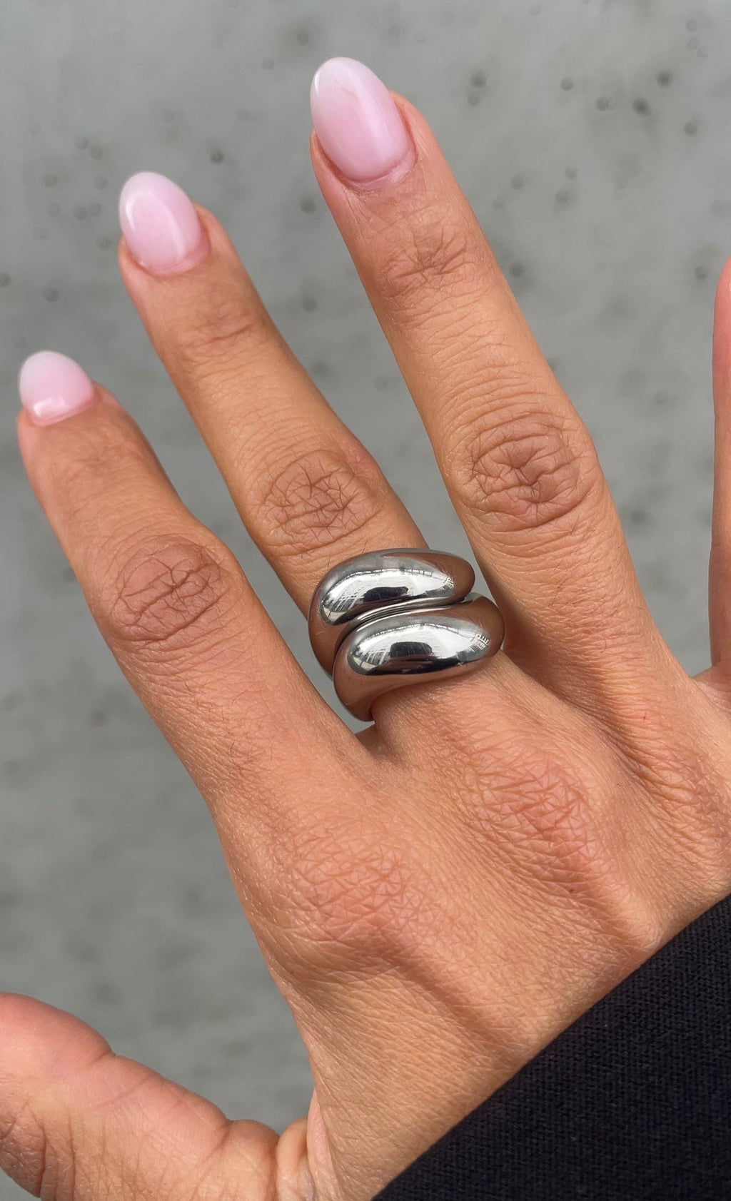 Bague Duo Wave