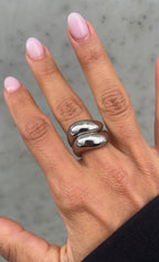 Bague Duo Wave