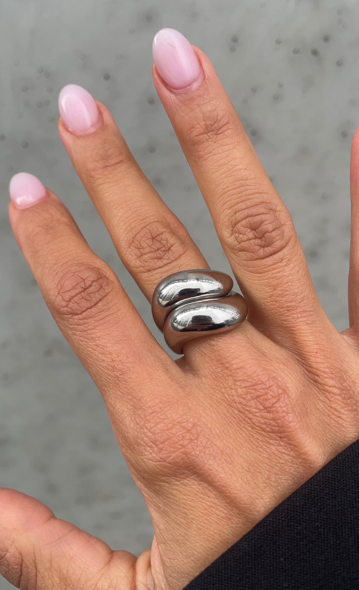 Bague Duo Wave