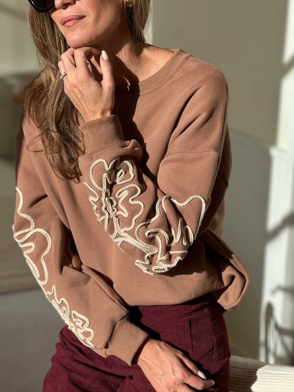 Sweat Ysabella - Marron