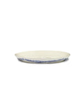 Plat De Service S - Blanc - Bleu Feast - By Ottolenghi