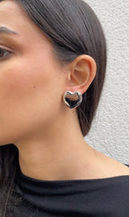 Boucles D'Oreilles Plain Heart