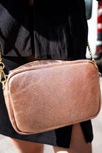 Sac À Bandoulière Amaia - Rose Metallique