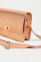 Sac A Badouliere Gaya - Rose Metallique